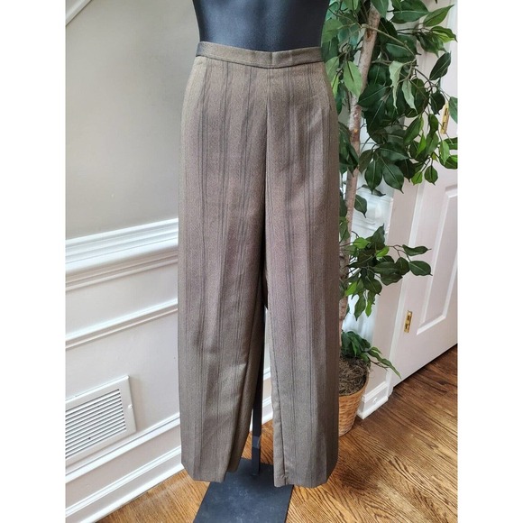 Perceptions Women Brown Polyester Single Breasted Blazer & Top, Pant 3 Pc 12 - Picture 3 of 12